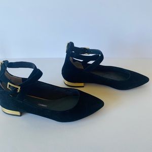 ROCKPORT TOTAL MOTION ZULY LUXE SUEDE FLATS 7.5 M